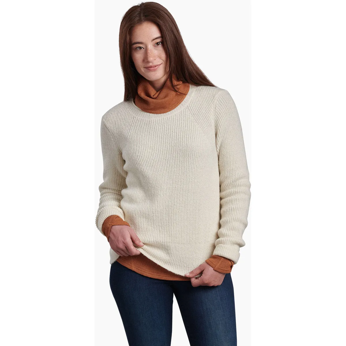 Women's Faye Sweater Versatile Look Knitted Look