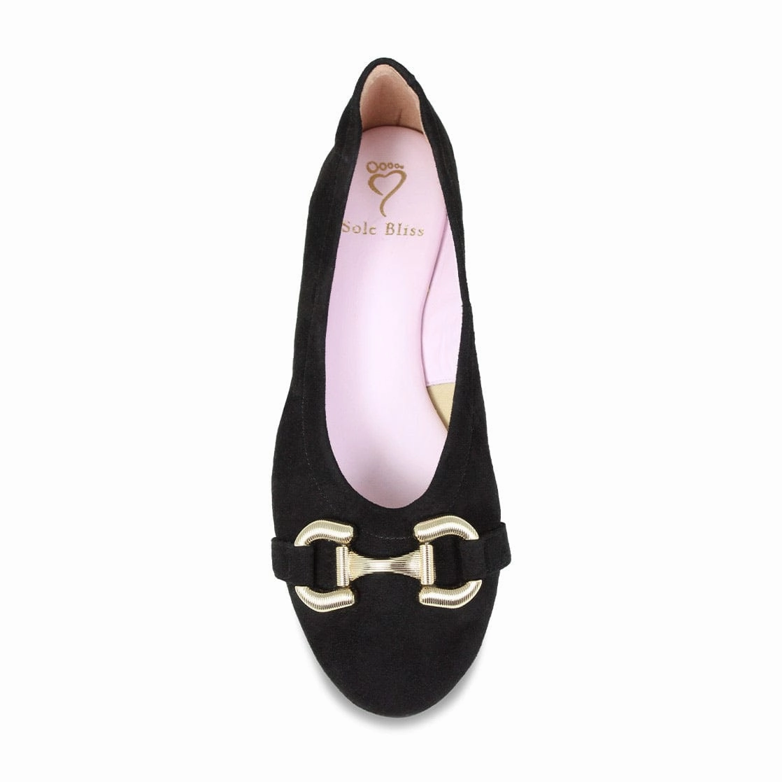 Lydia: Black Suede supportive shoes