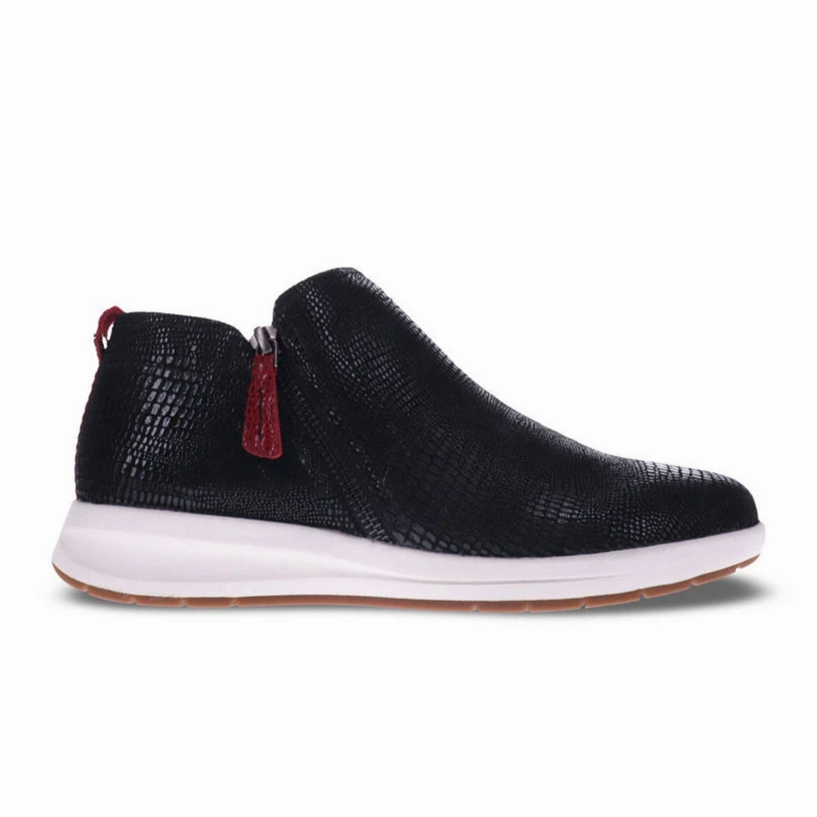 Revere Dublin Ankle Boot (Women) - Black Lizard Even Walk Casual Footwear Fit