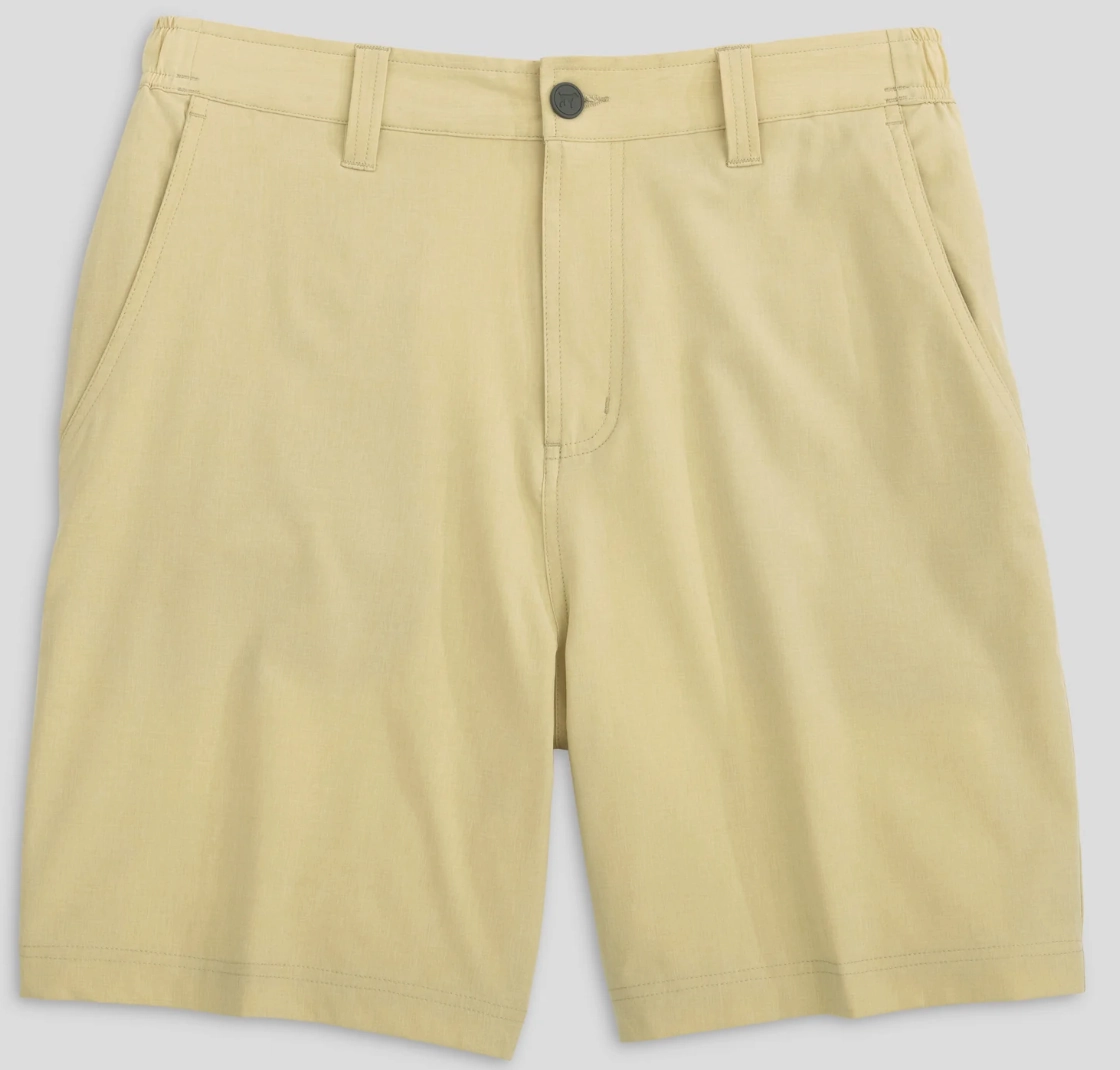 Edgy Drip - dry Everyday Hybrid Short - Heather Khaki