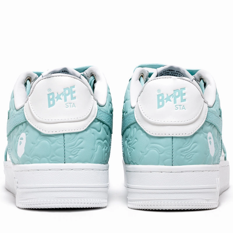 Breathable Footwear A Bathing Ape Bape Sta #4 M1 - Sax