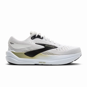 Brooks Ghost Max 3 Running Shoe (Men) - Bright White/Tea/Black Festival Mood Closed   Toe