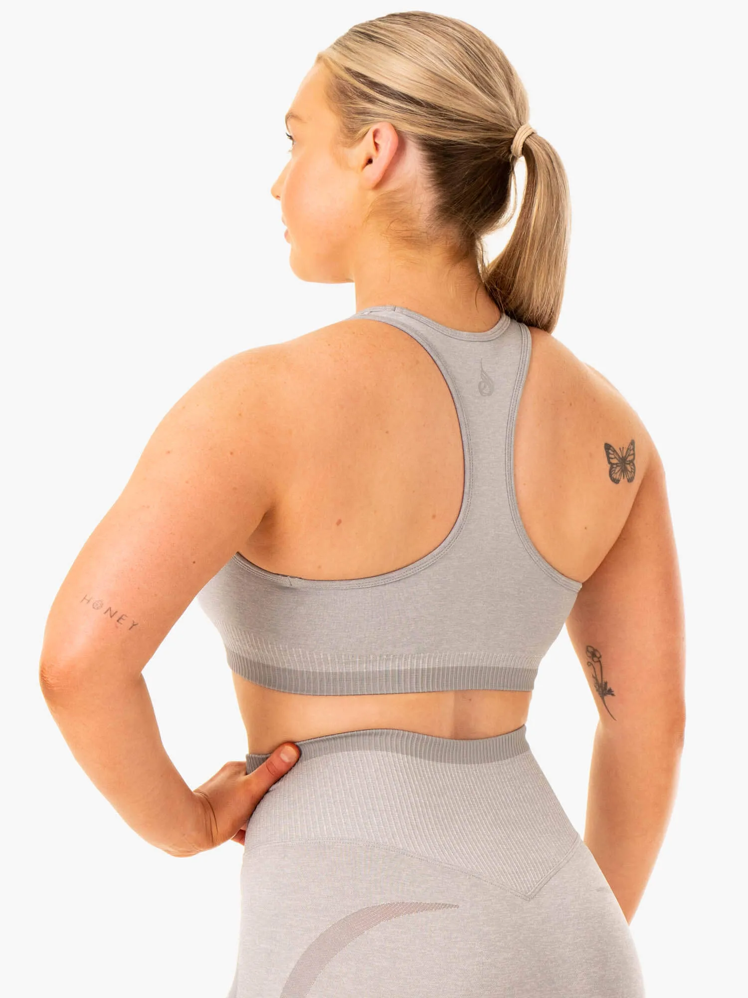 Excel Seamless Sports Bra - Grey Marl Dance lovers