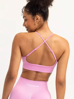 Lift 2.0 Seamless Sports Bra - Musk Pink Snug Fit Technology Odor-resistant