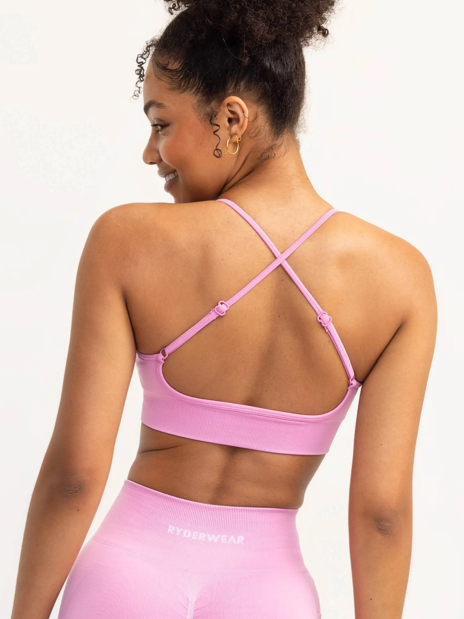 Lift 2.0 Seamless Sports Bra - Musk Pink Snug Fit Technology Odor-resistant