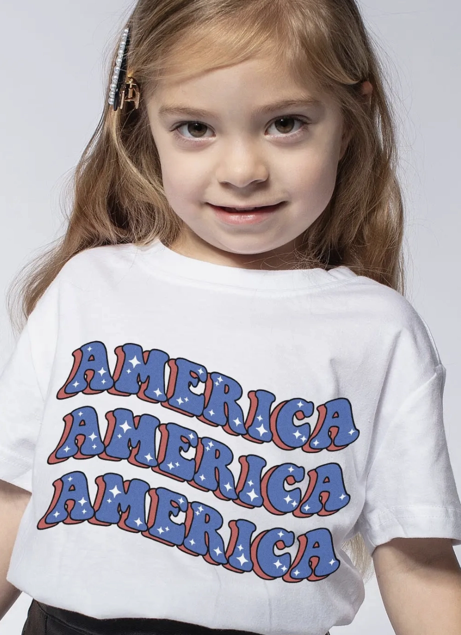 Kids America Graphic Tee Affordable