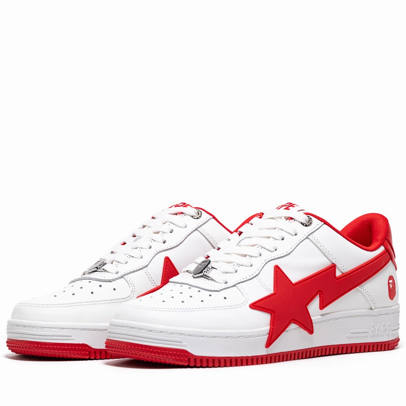 A Bathing Ape Sta OS #2 M2 - Red Minimal Shape Heel Hug