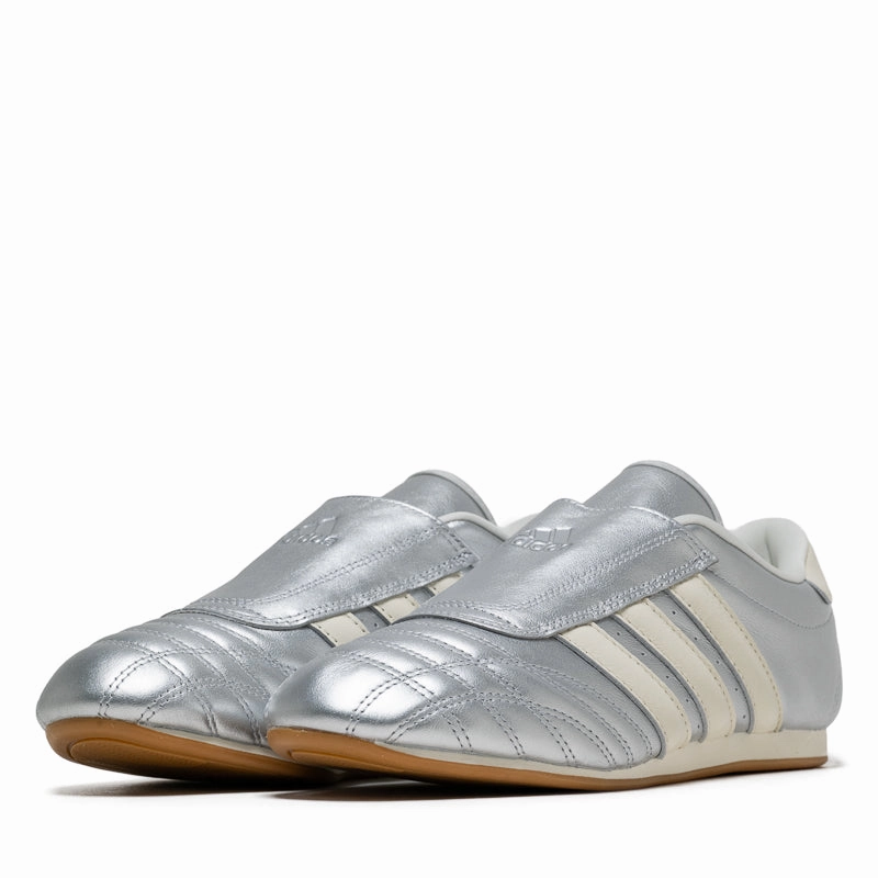 Women's Adidas Taekwondo - Silver Metallic/Off White Walk Guard Elite Style