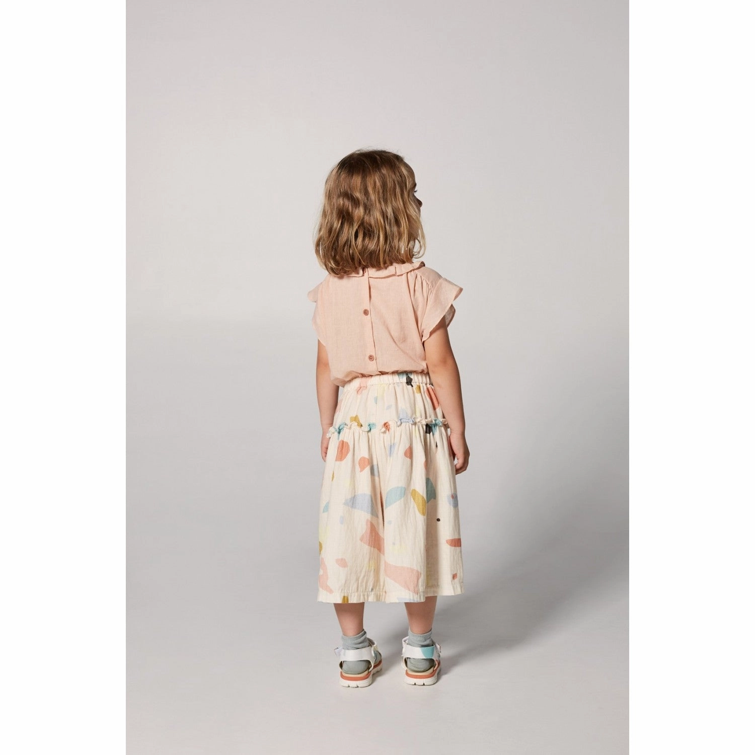 Minimalist Weekend wear for kids yellowpelota Kids Catalina Blouse in Pink BL30