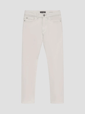 Plus - size Silk like kids' wear Emie Straight: High Rise - Milk