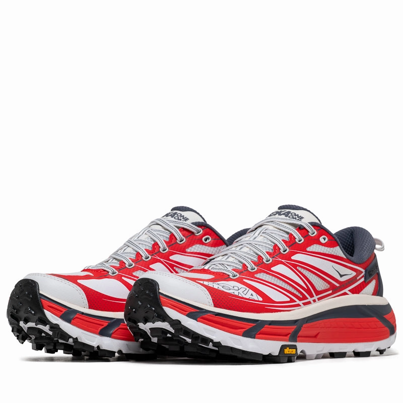 Hoka U Mafate Speed 2 - Cerise/White Foot Safe Brunch Out