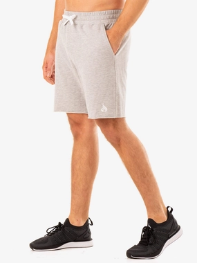 Recharge Track Gym Short - Grey Marl Breathable mesh lining Playful Prints