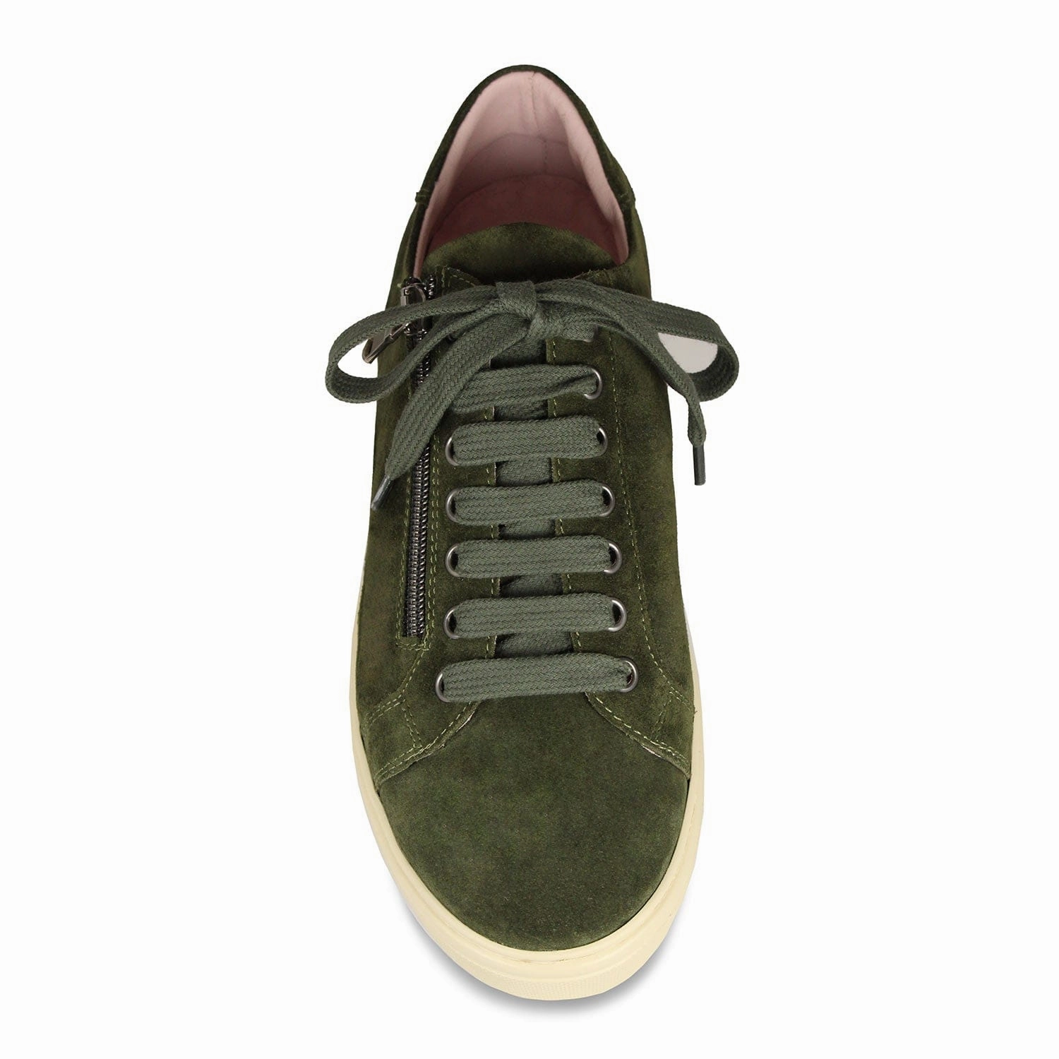 Quick Trip Feather: Olive Suede