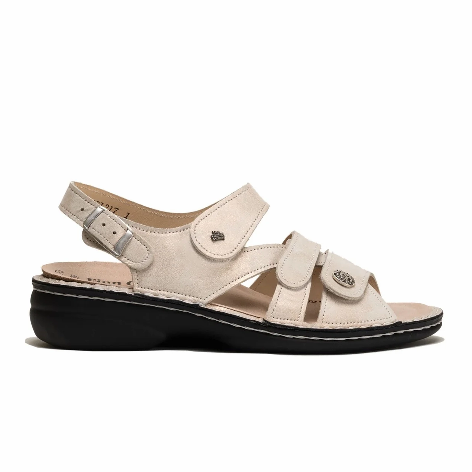 Finn Comfort Gomera-S Backstrap Sandal (Women) - Champagne Nuvola Comfort Fit System Slip Sandals