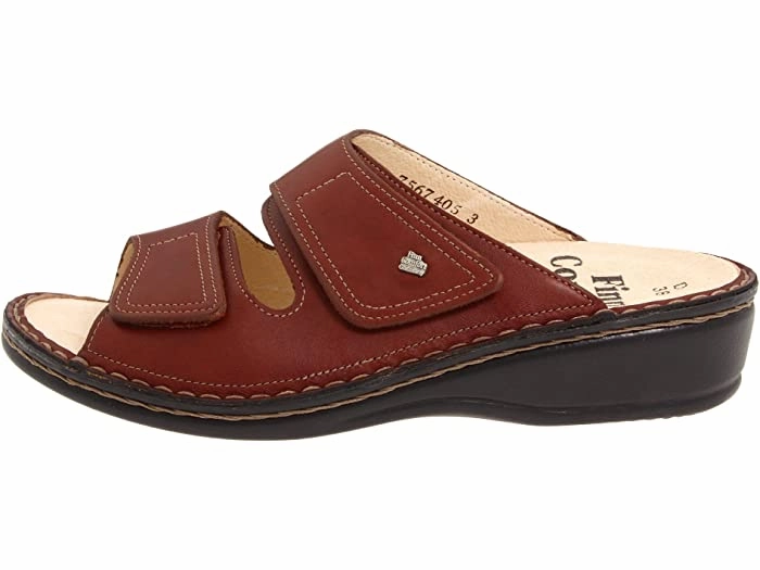 Finn Comfort Jamaica Brandy Sandal Supportive Footbed elastic materials