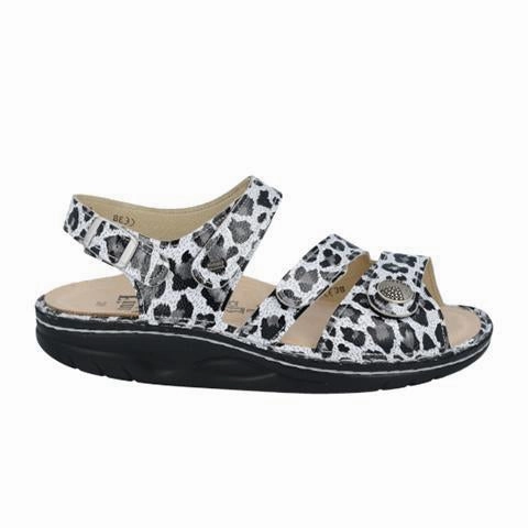 Finn Comfort Tiberias Backstrap Sandal (Women) - White Malawi Open Toe Style