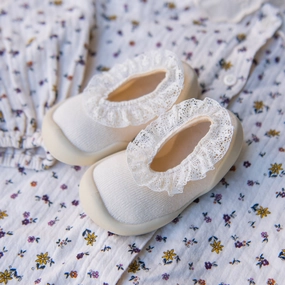 Bazaar Day Street Joy Flat-Sweet Latte Lace