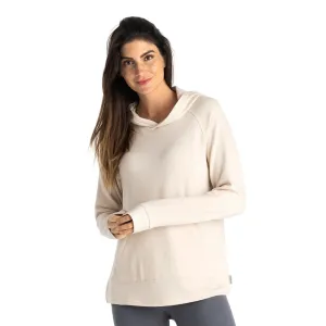 Minimalist Cuff Lightweight pullover Women's Bamboo Lightweight Fleece Hoodie