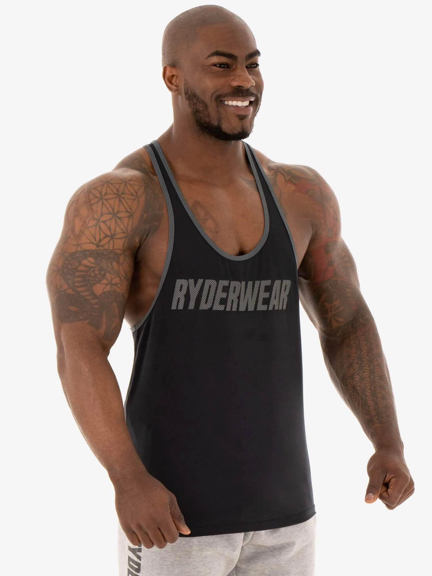 Flex Stringer T-Back - Black Active Lifestyle