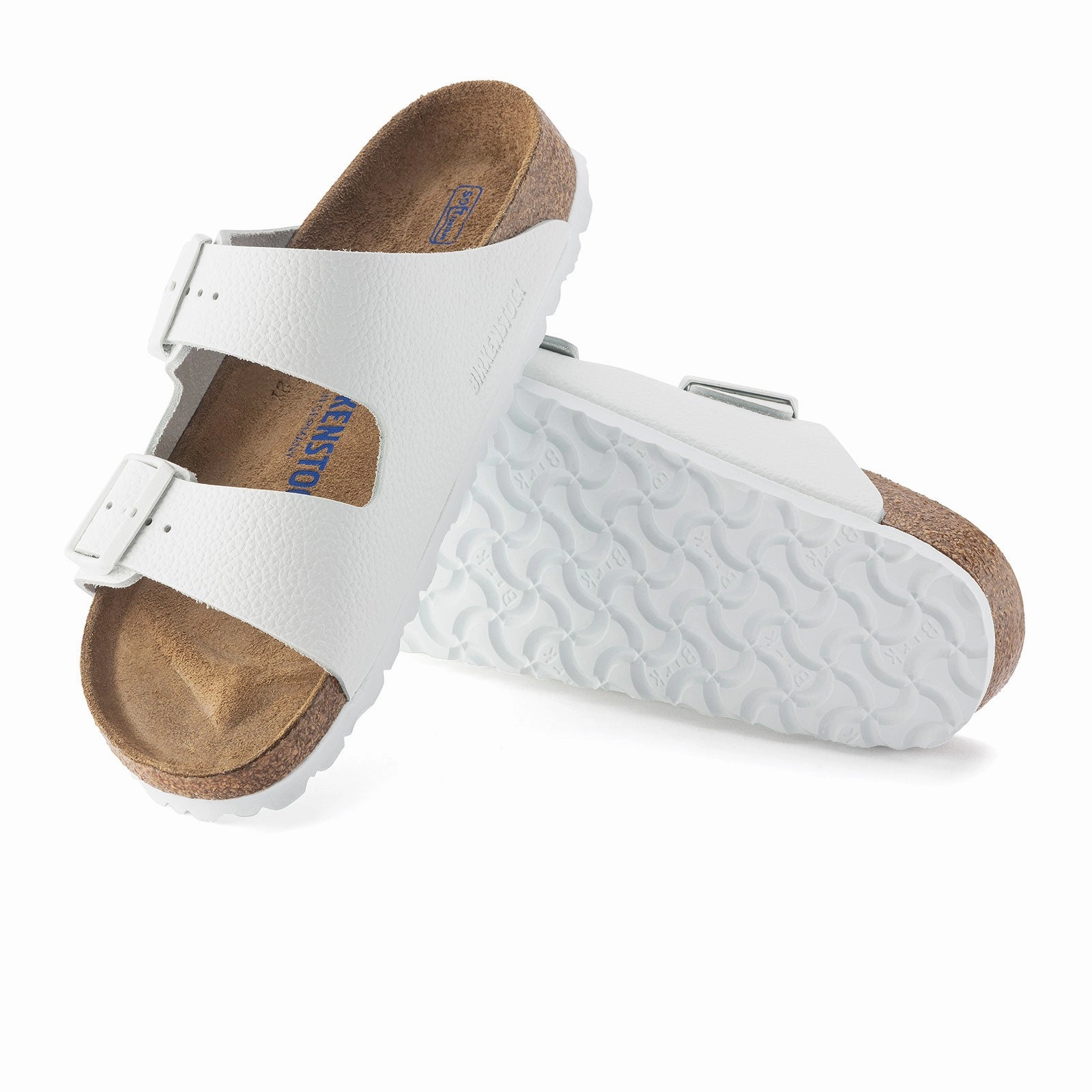 Relax Shoes Birkenstock Arizona Slide Sandal (Unisex) - White Leather