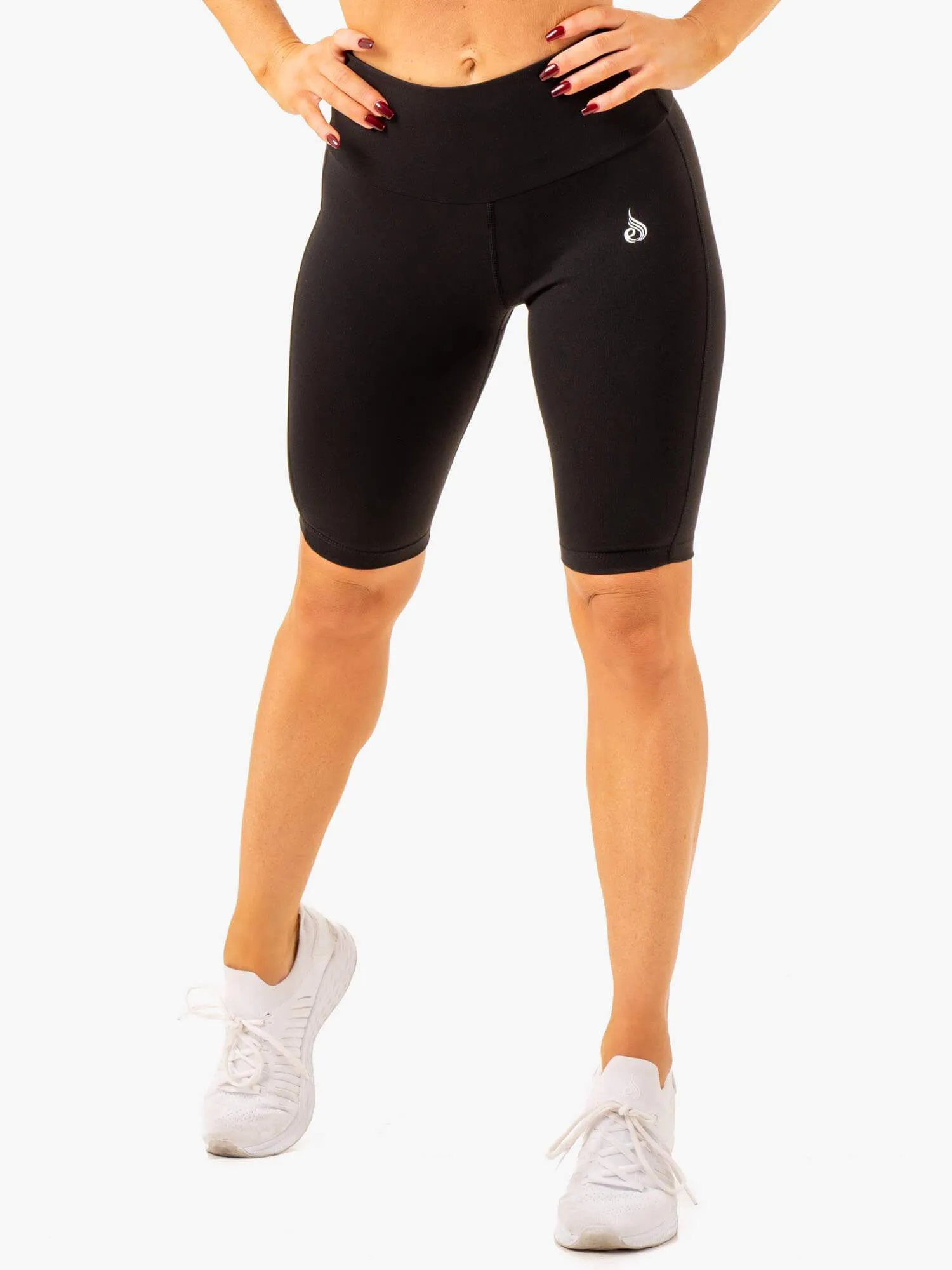 Action Bike Short - Black compression support Odor-resistant