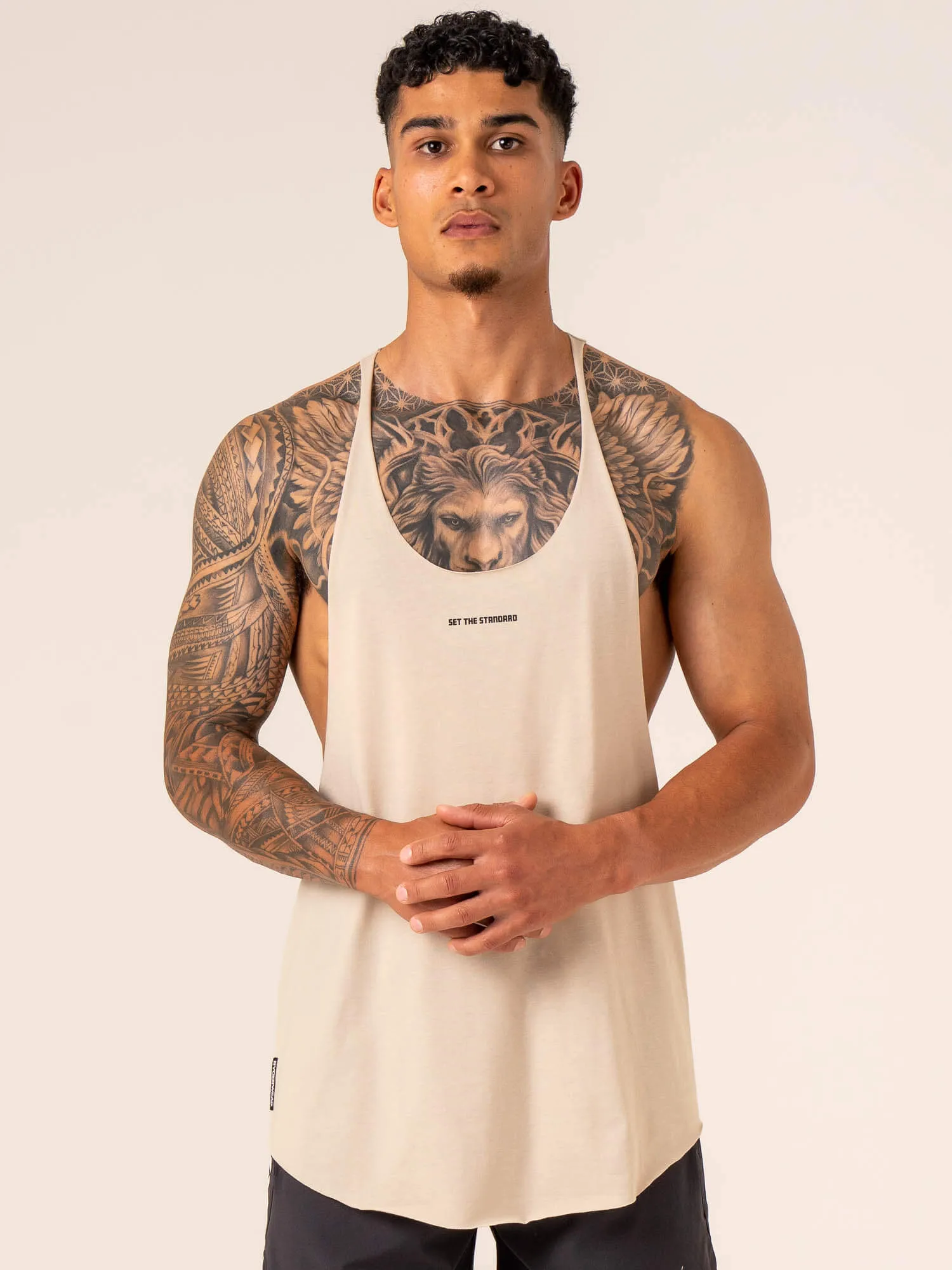 Quick Fit Layered Side Panels Emerge Arnie T-Back - Sand