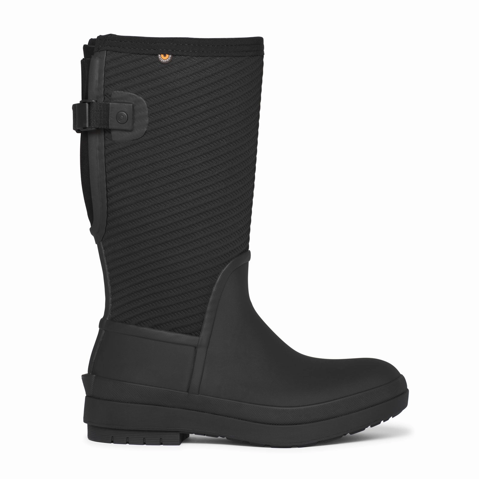 Light Weight Bogs Crandall II Tall Adjustable Calf Waterproof Boot (Women) - Black