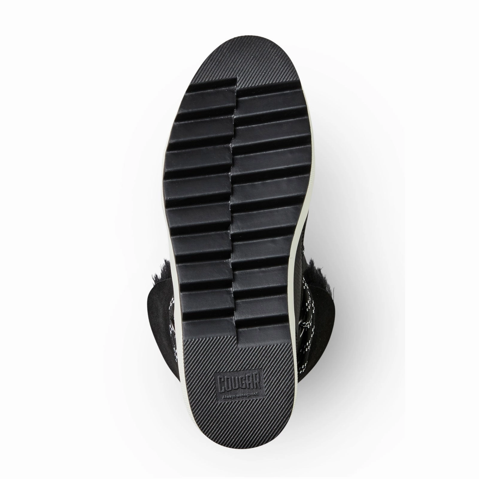 Neat Lines All Purpose Cougar V-Five Waterproof Boot (Women) - Black Leather/Shearling