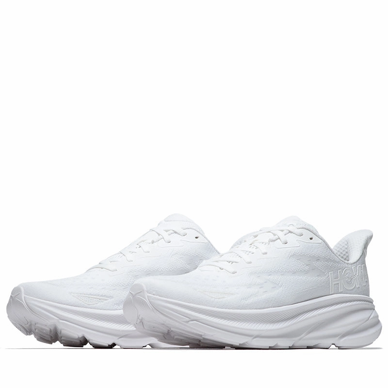 Hoka Clifton 9 - White/White Workday Ease