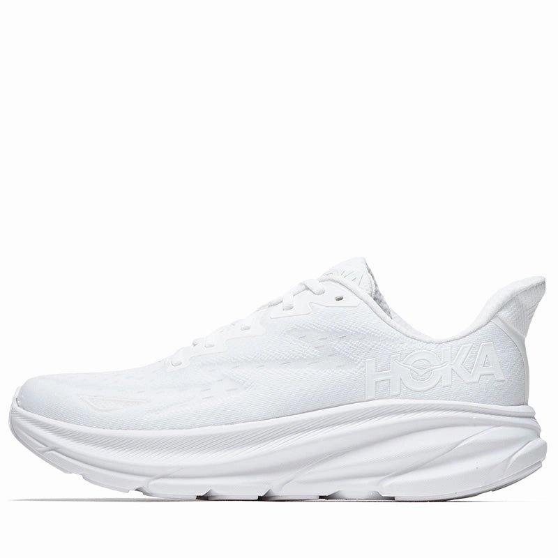 Travel Ready Hoka Clifton 9 - White/White