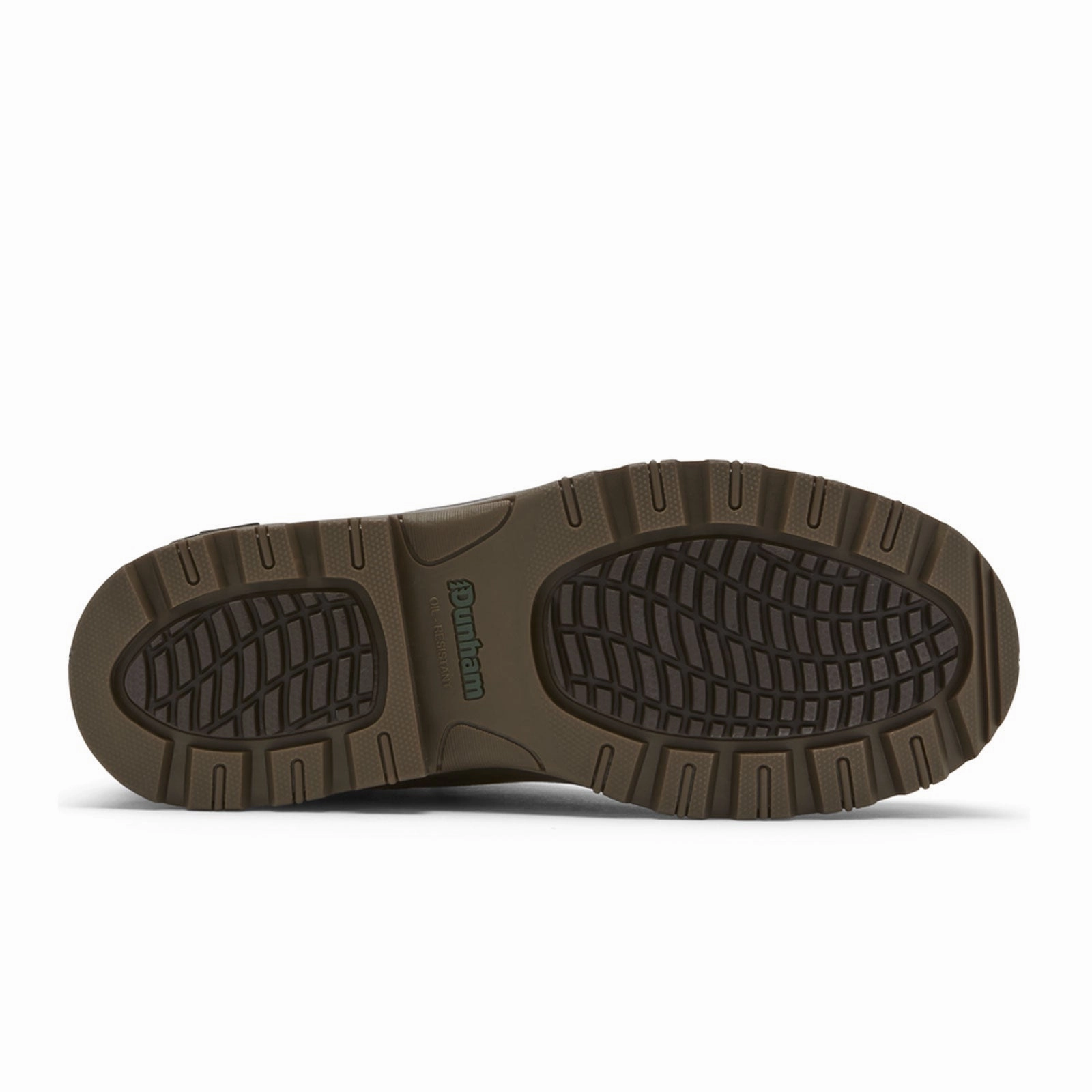 Dunham 8000 Works 6" Safety Plain Toe Work Boot (Men) - Brown slip-resistant Soft Walk