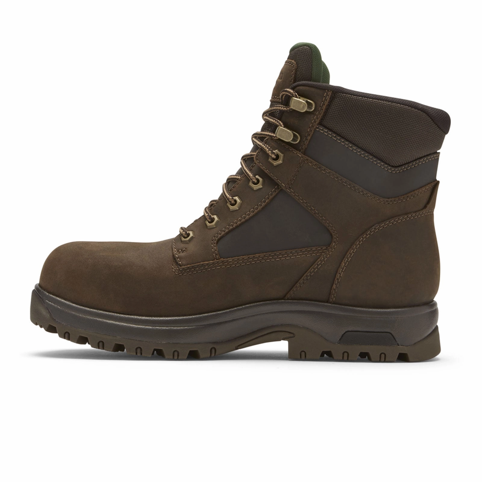 Dunham 8000 Works 6" Safety Plain Toe Work Boot (Men) - Brown Cool Stride