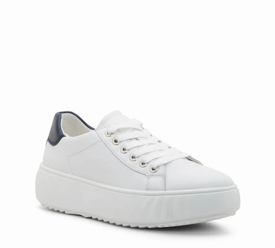 ara White Platform Sneaker leather - upper - feature shoes Transparent Monofilament Layers