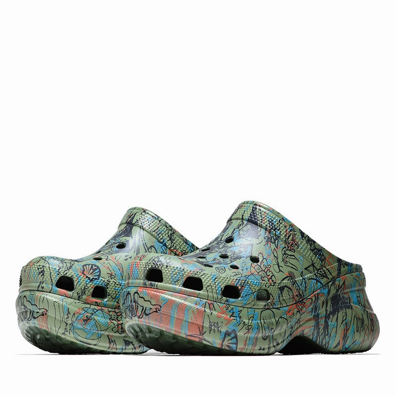 Hold Guard Mowalola x Crocs Bae - Forest