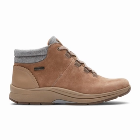 Cobb Hill Pyper Waterproof Hiker (Women) - Taupe Nubuck Practical Step