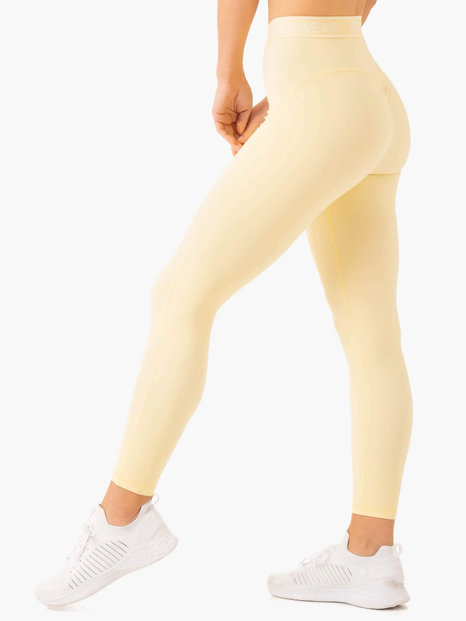 Level Up High Waisted Scrunch Leggings - Butter Fade Resistant Airport Travel Eco Shopper Yoga Class