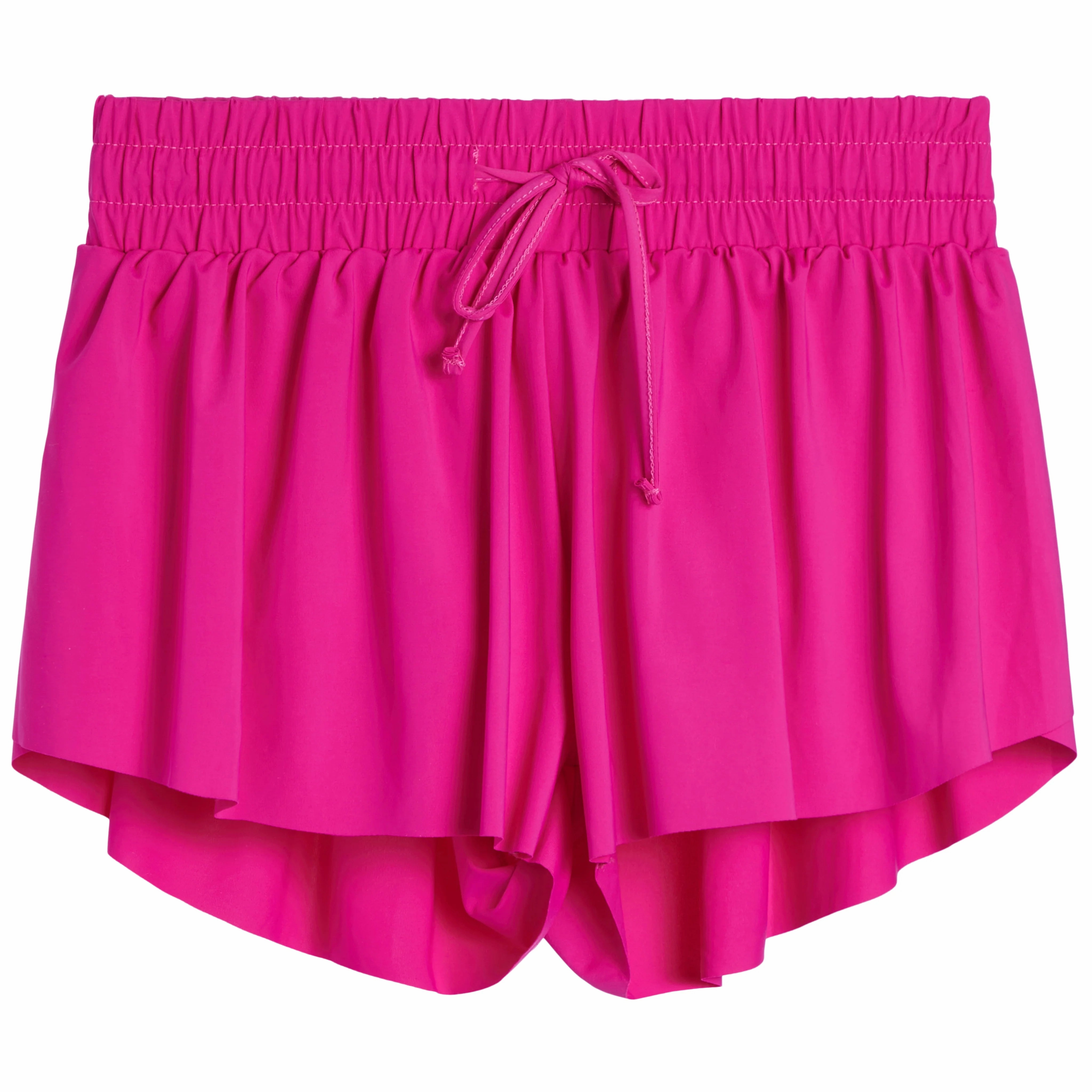 Fly Away Butterfly Shorts - Barbie Pink Wool