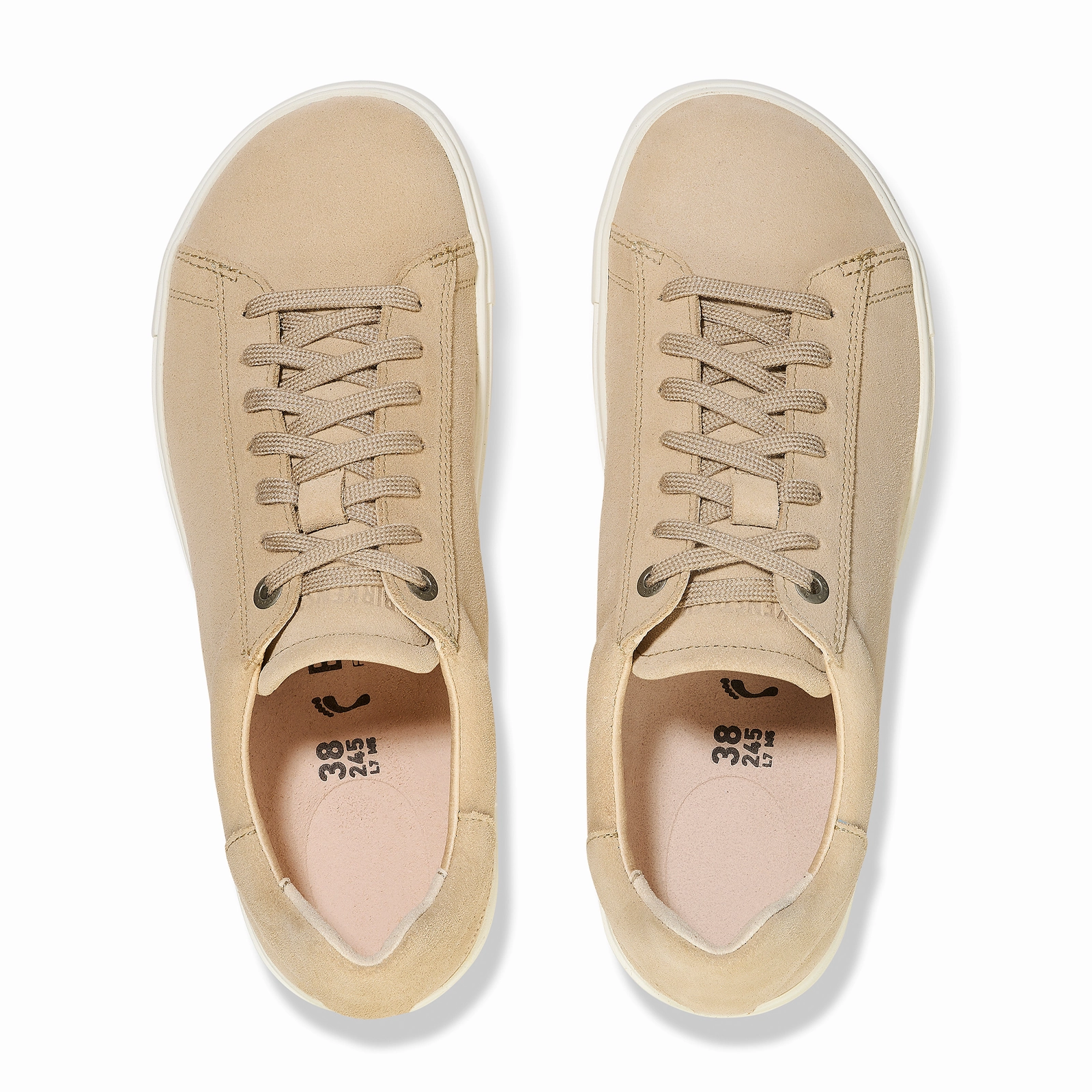 College Trend Birkenstock Bend Narrow Sneaker (Women) - Sandcastle Suede