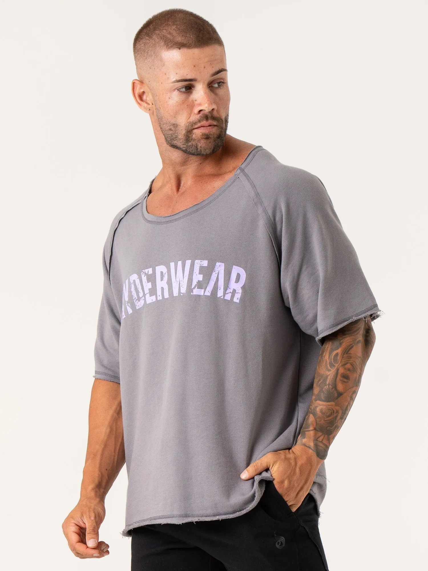 Force Rag Top - Charcoal SnagResistant Texture Relaxed Wear Slim Stretch