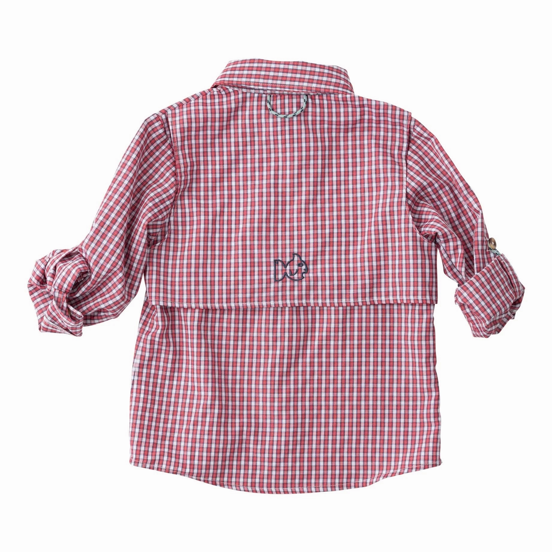 Founders Kids Fishing Shirt - Winterberry Plaid western