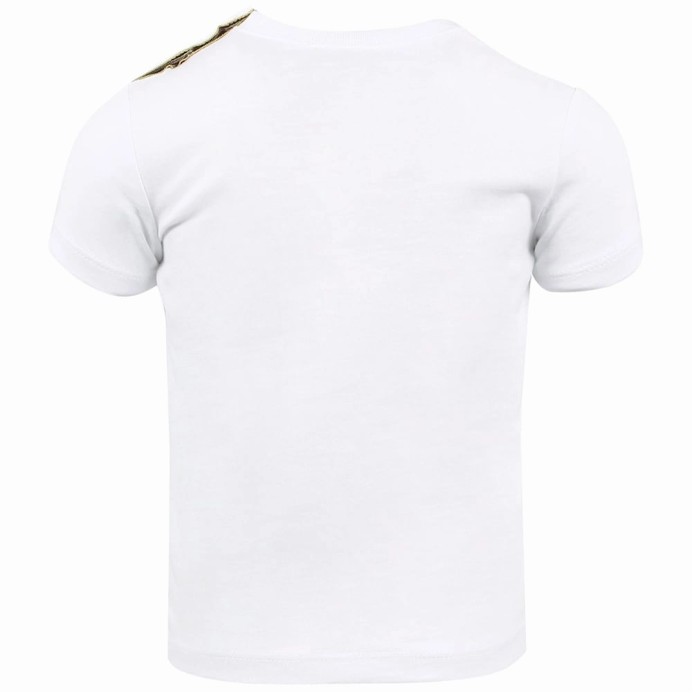 Paul Smith Junior Rod T-Shirt in White Elementary school kids' outfits