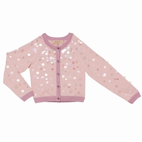 Tutu Du Monde Girl's L'ARTISTE Pointillism Cardigan - Pink Cloud New Little boy