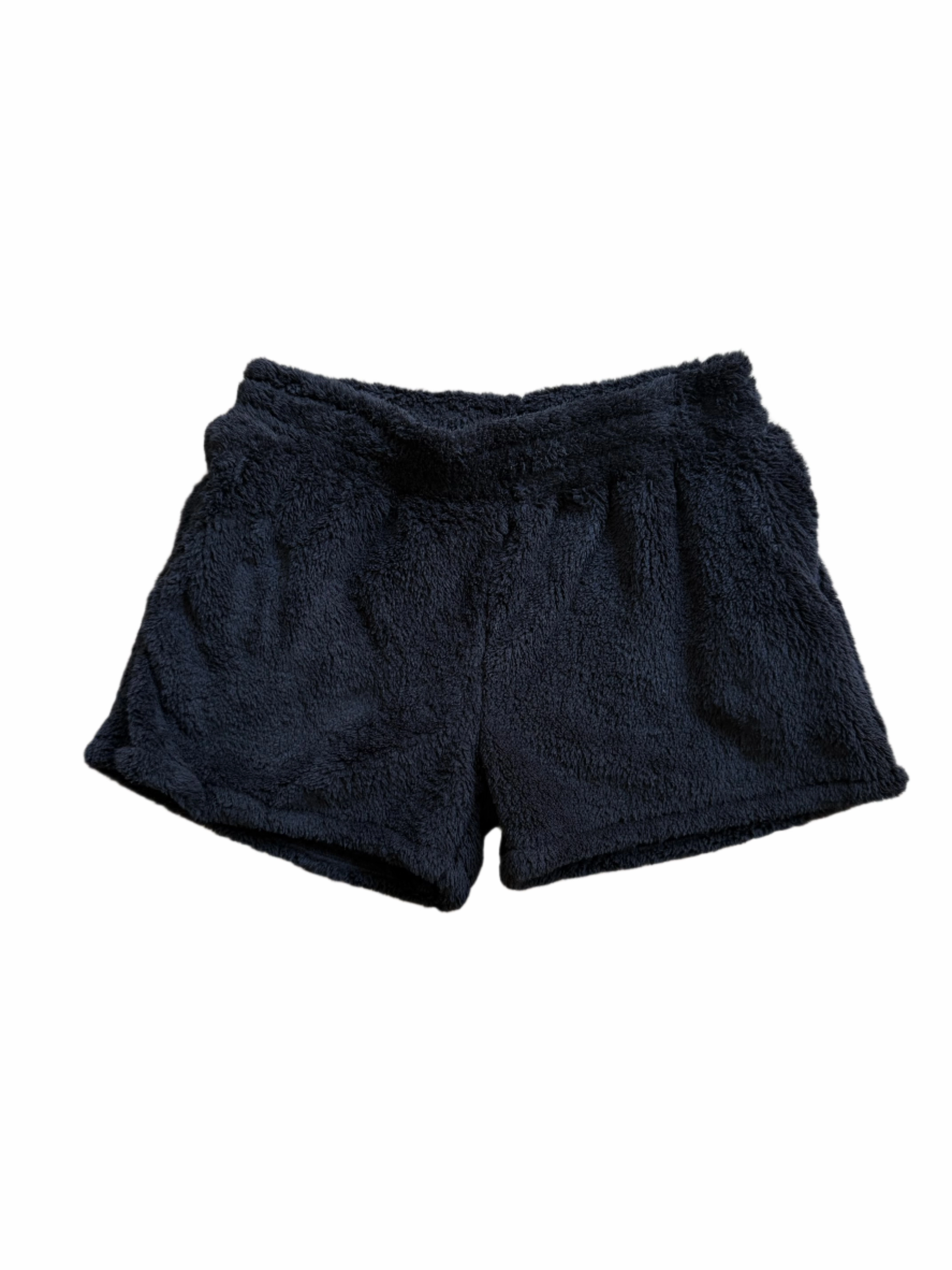 Striped kids' clothing Party - Wear Fuzzy Shorts - Black