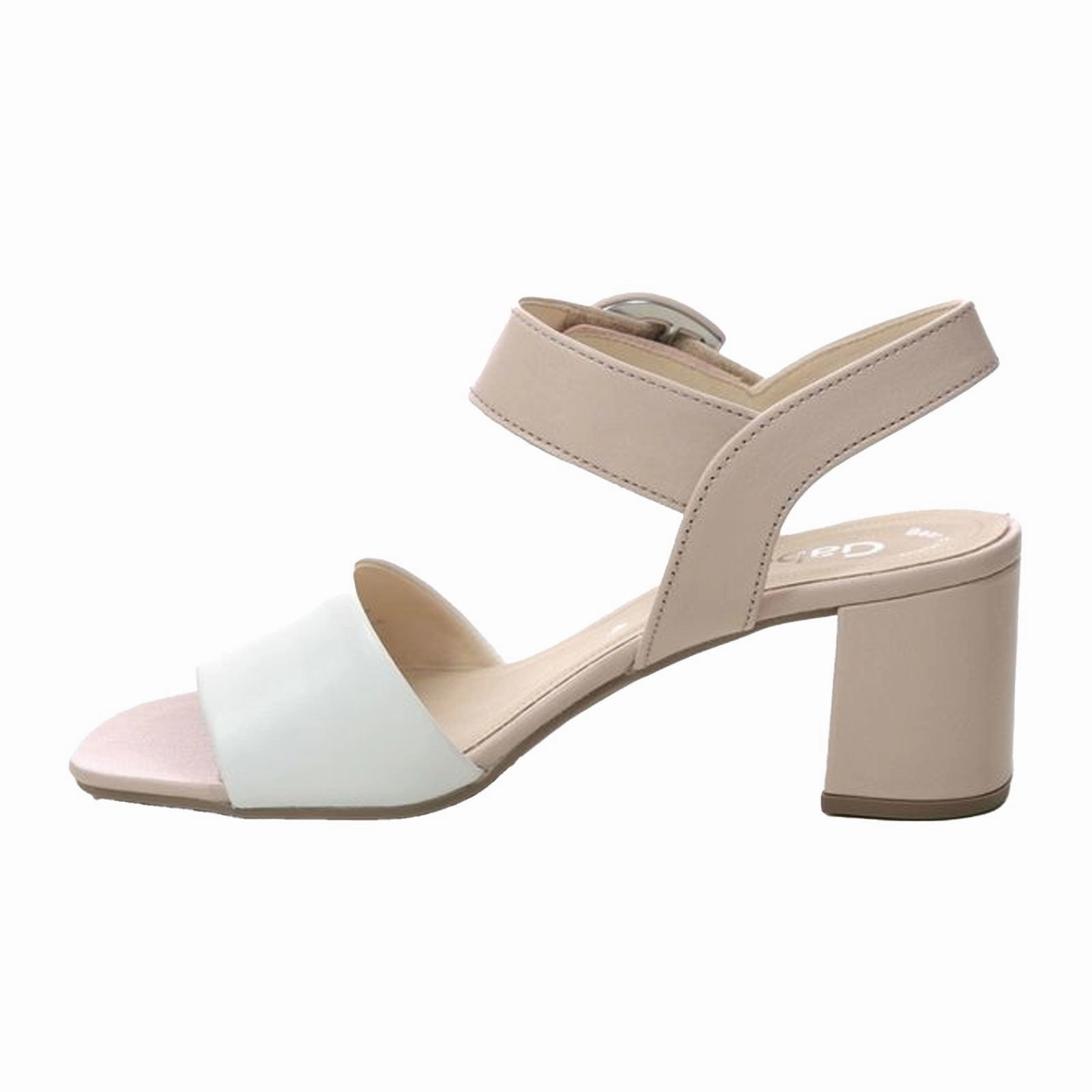 Superior Craftsmanship Gabor 710 Heeled Sandal (Women) - White Leather