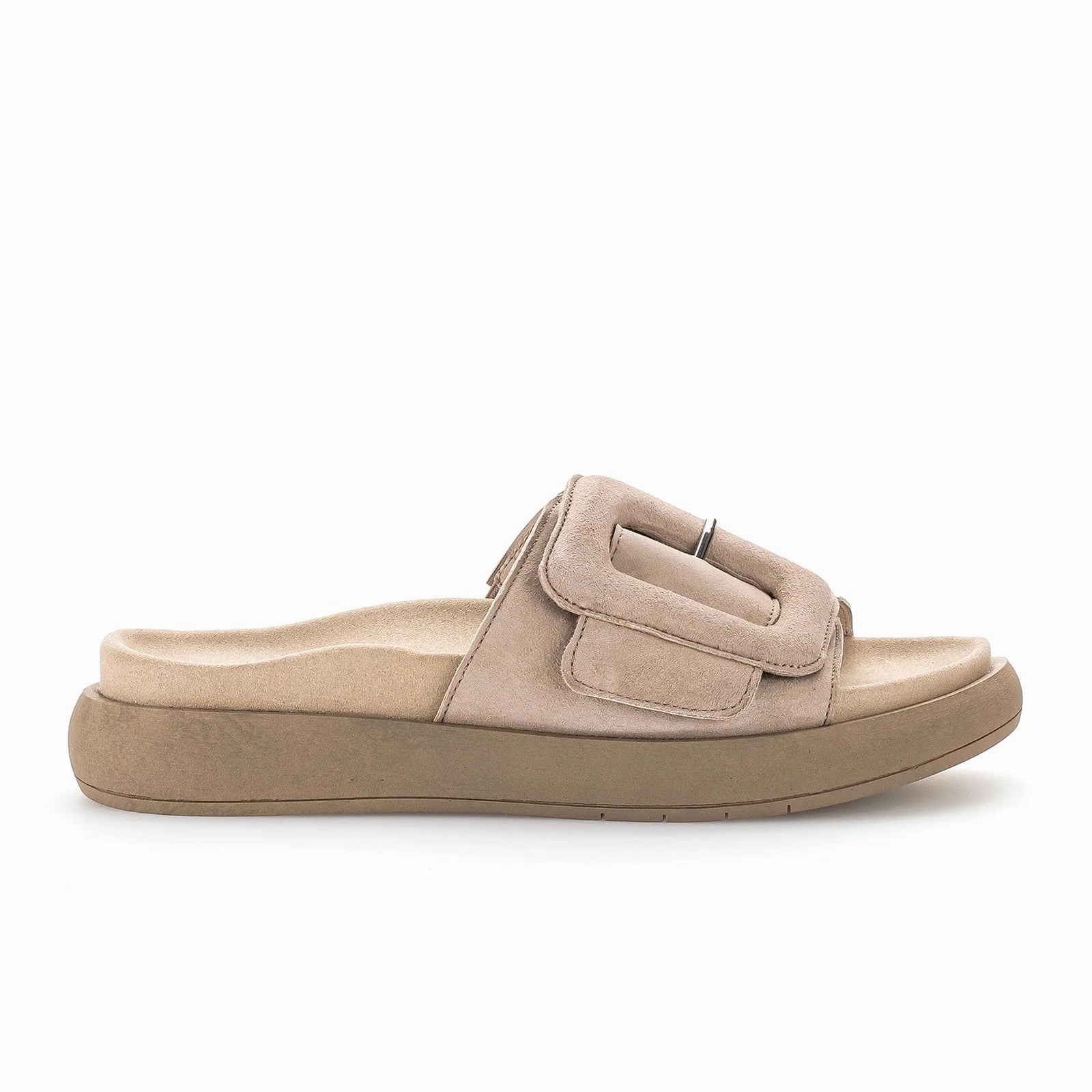 Gabor 751 Slide Sandal (Women) - Desert Samtchevreau Slip Resistant Layer