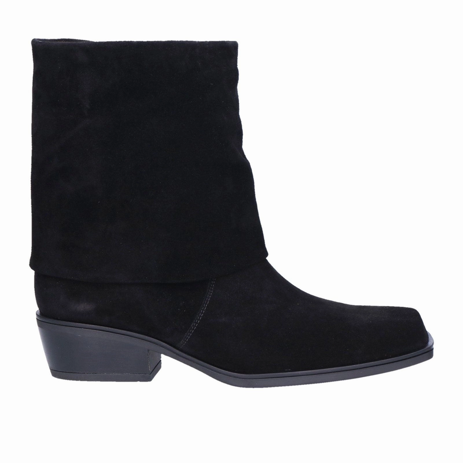 Gabor 915 Foldover Boot (Women) - Dreamvelour/Schwarz Fast Guard Non-Slip Outsole