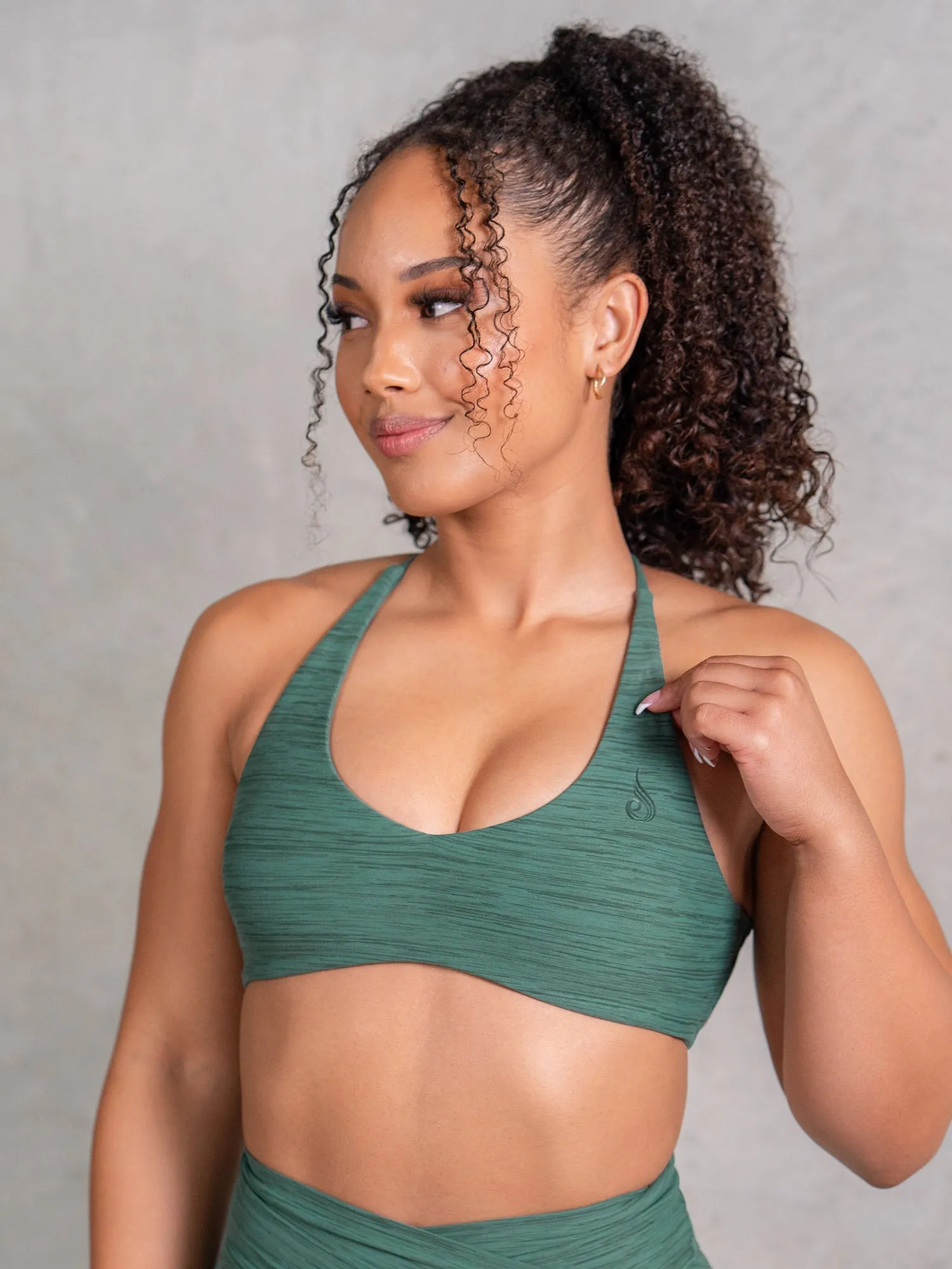 AdjustableClosure Icon Sports Crop - Fern Marl