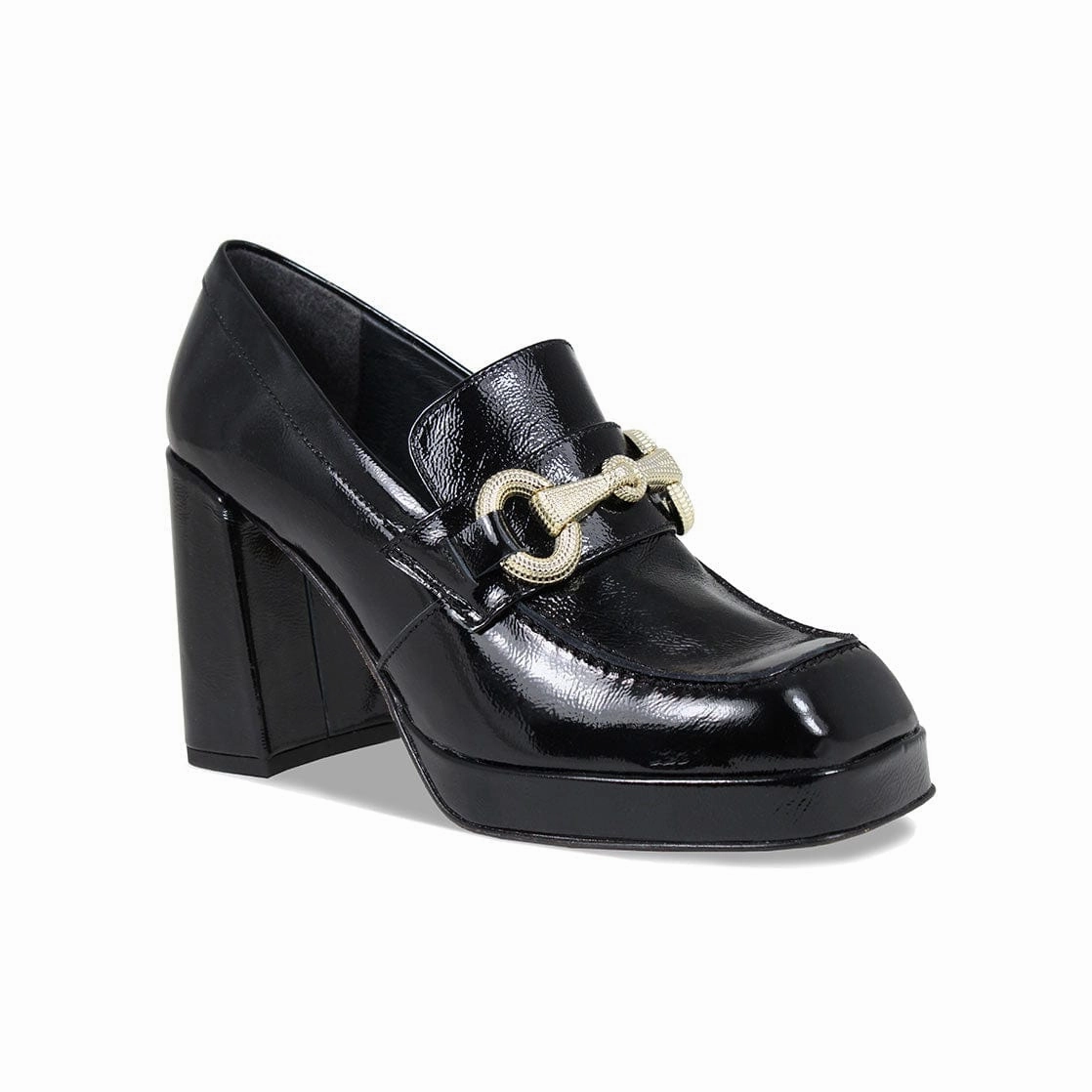 Refined Finish Genevieve: Black Patent Leather