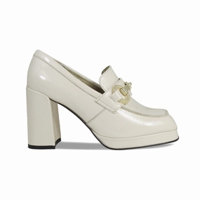 Genevieve: Cream Patent Leather Harbor Path