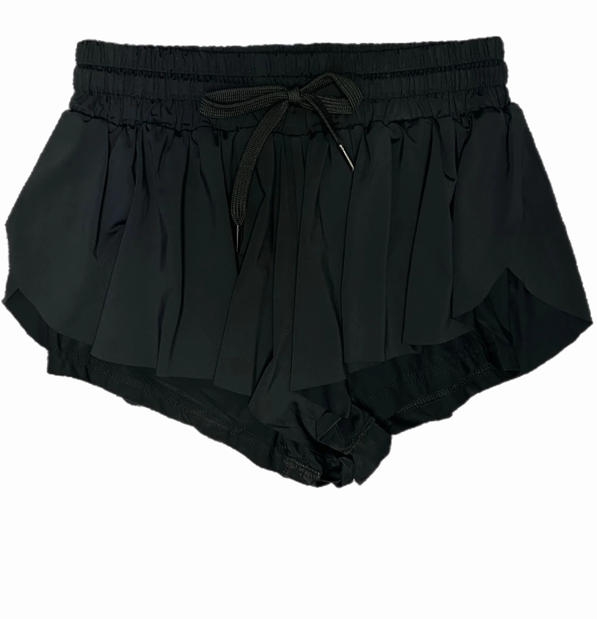 Detachable park Girls Butterfly Shorts - Black